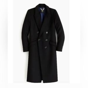 J crew wool cashmere coat size 0